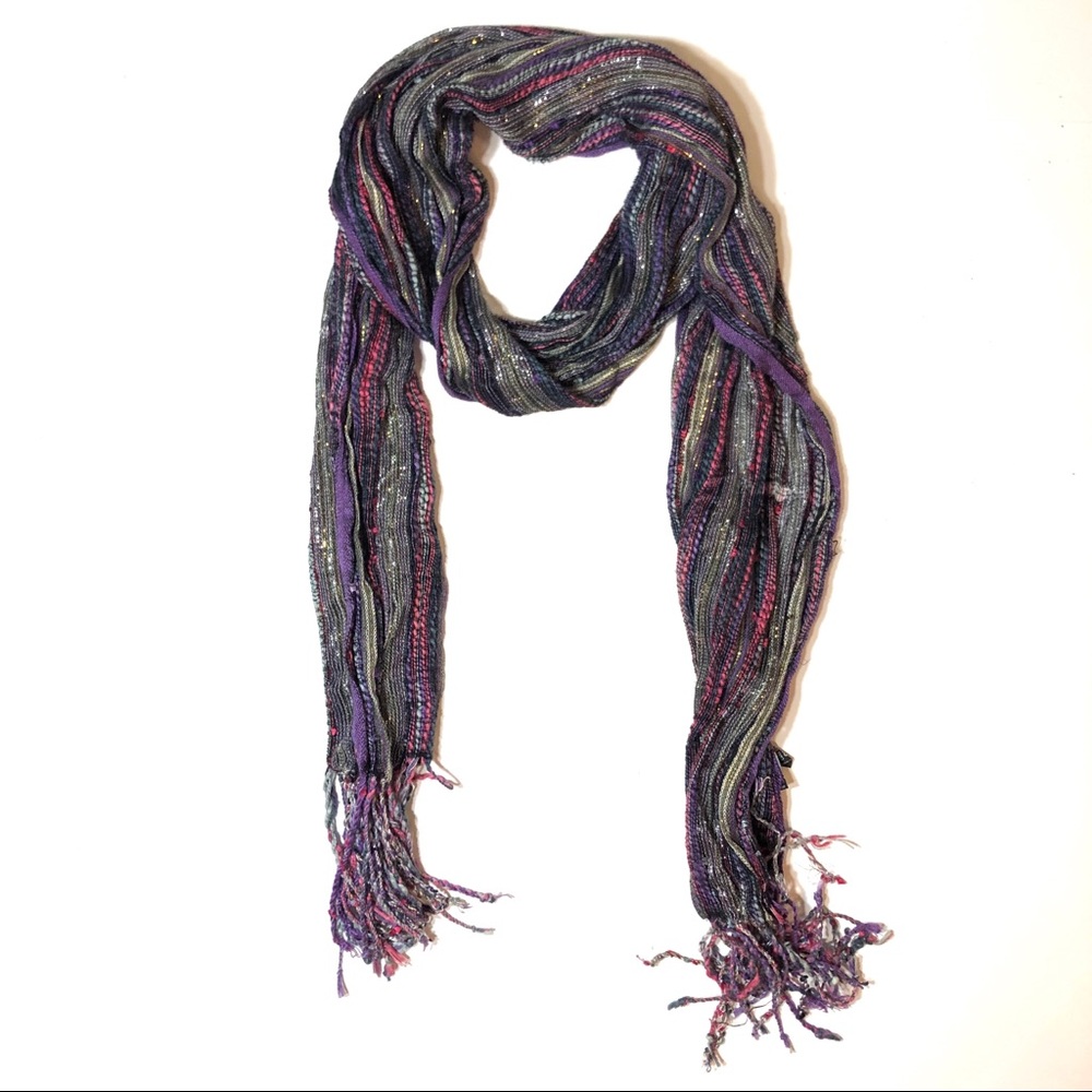 New York and company fringe scarf